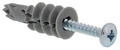 Gipsdybel driva 4,5 x 45 mm nylon m/skrue 8 stk. - Spit